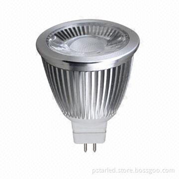 500lm LED downlight with MR16 base clear lens